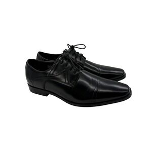 Antonio Cerrelli Wides Mens Black Cap Toe Derby Dress Formal Shoes WIDE Size 12